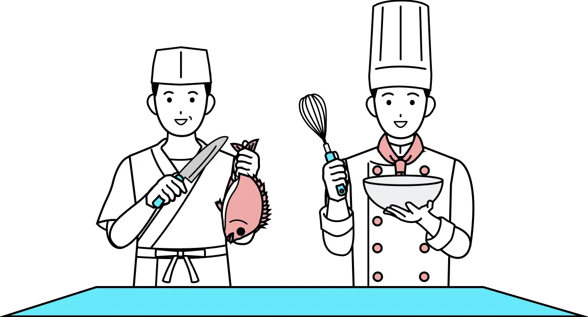 line-cook-vs-head-chef Line cook vs head chef