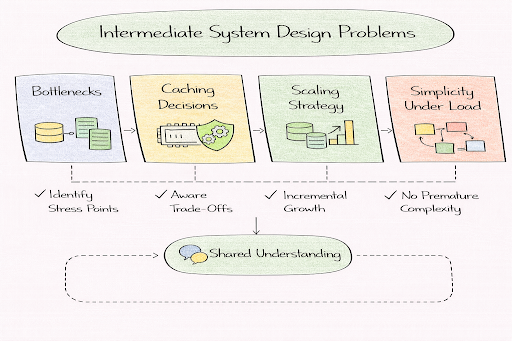 Intermediate System Design problems and scalability intuition