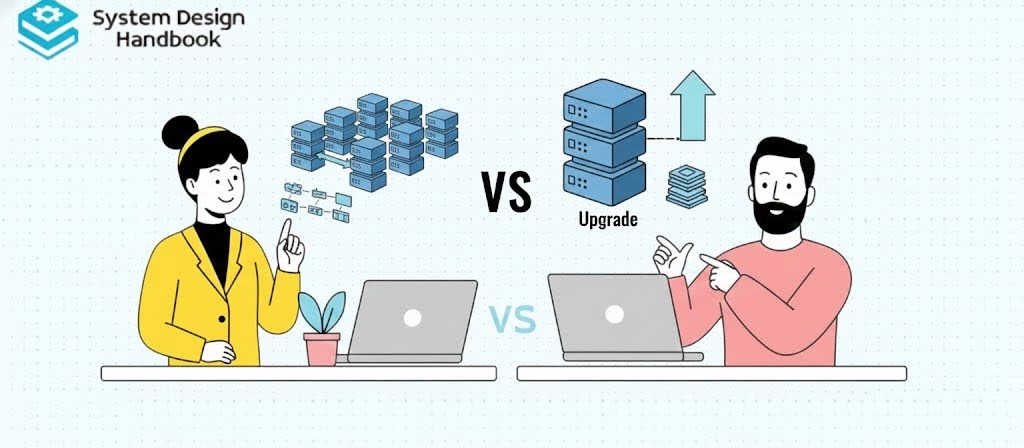 Horizontal Scaling vs Vertical Scaling