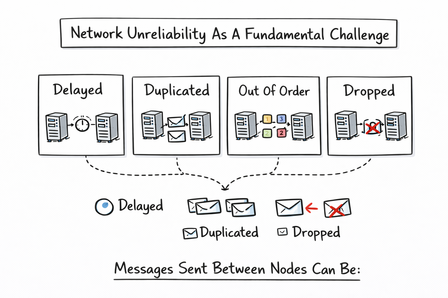 network unreliability as a fundamental challenge