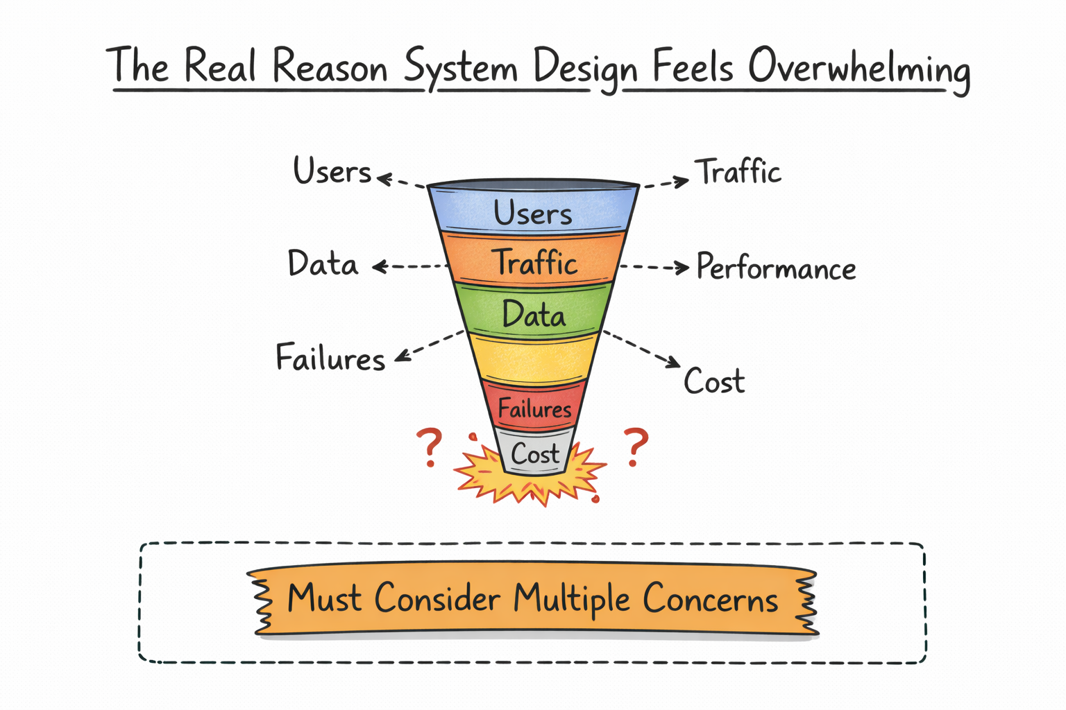 the real reason system design feels overwhelming