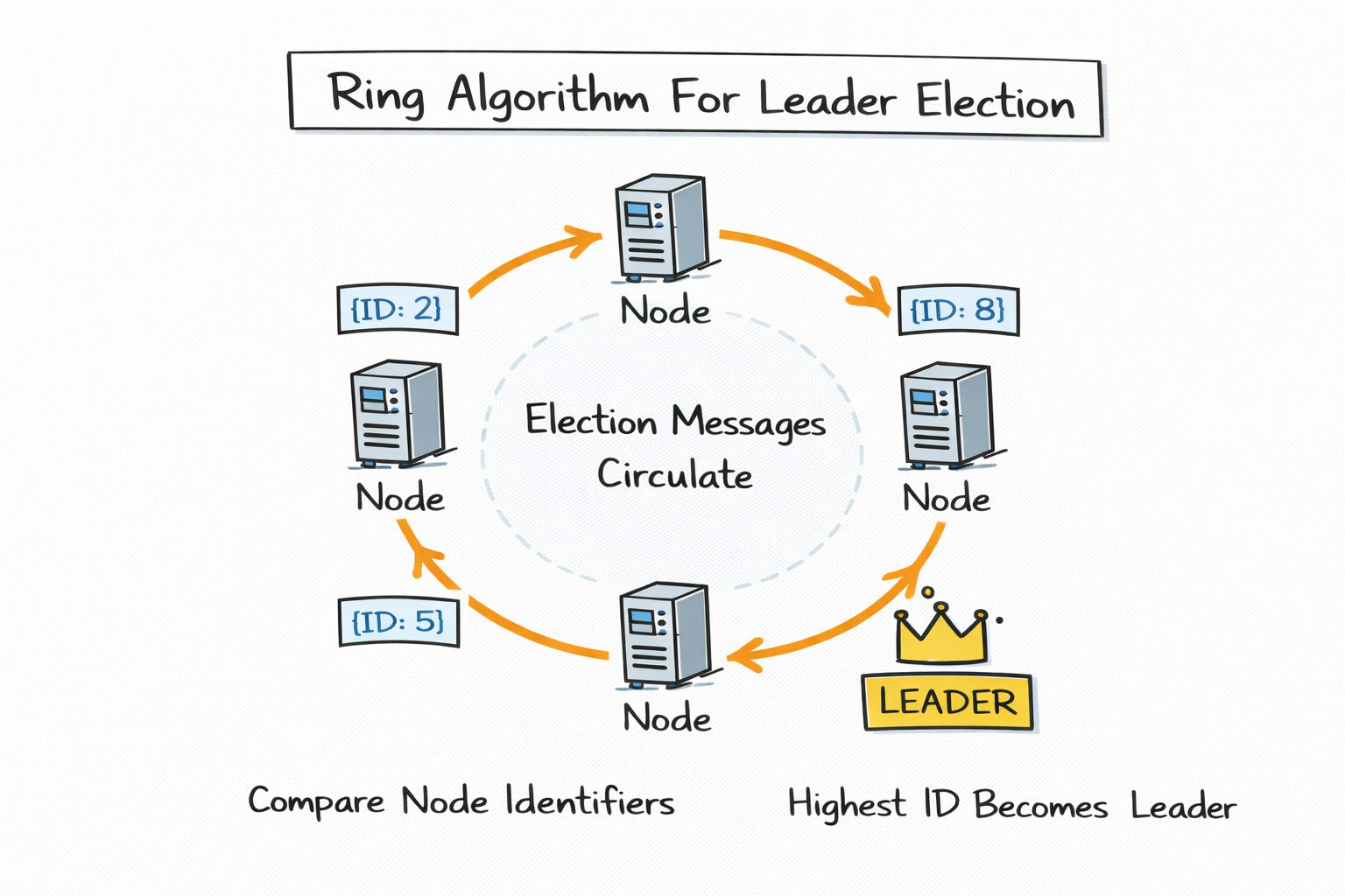 ring algorithm for leader election