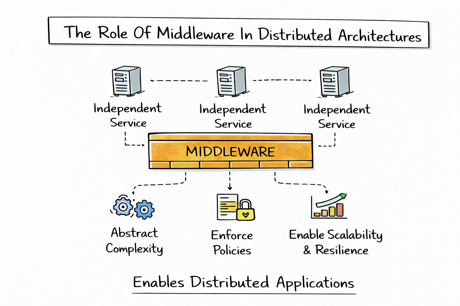the role of middleware in distributed architectures