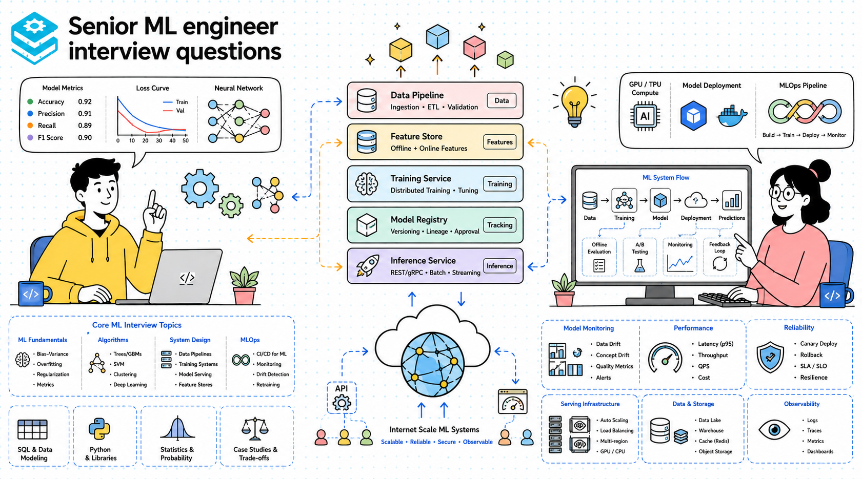 senior ml engineer interview questions