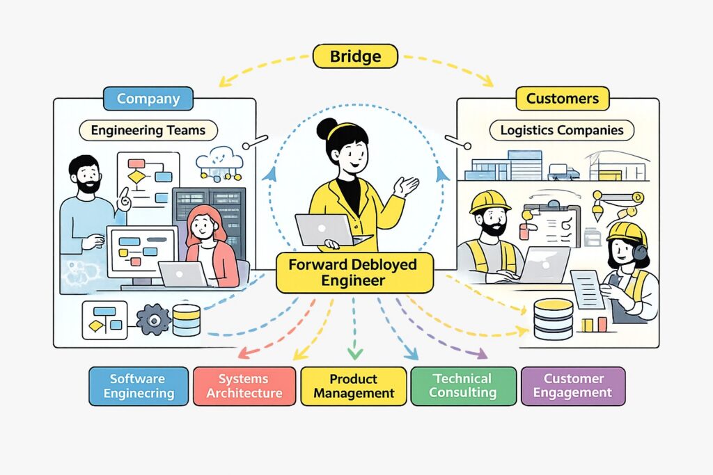 What is a forward deployed engineer?