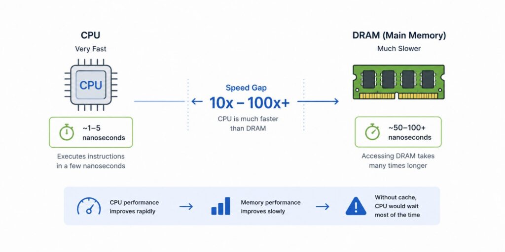 cpu-vs-memory-speed-gap CPU vs Memory Speed Gap